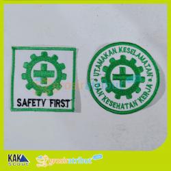 Badge Safety K3 Bordir