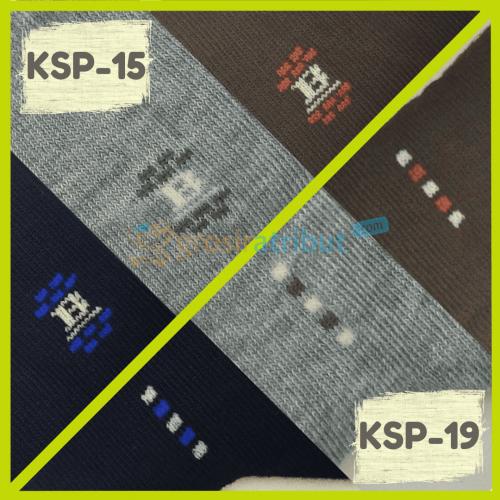 Kaos Kaki Kantor 3/4 Motif Classic_3