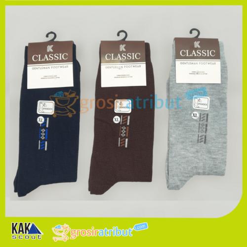 Kaos Kaki Kantor Motif Classic